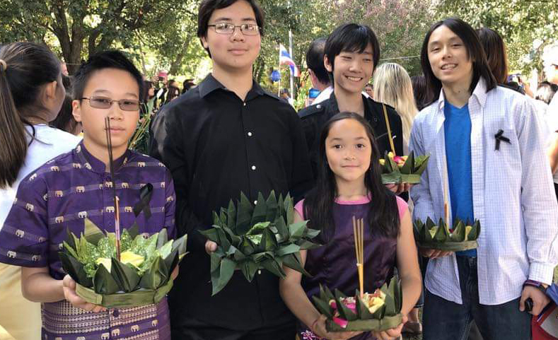 loy kraton at wat mongkoltepmunee temple in bensalem pa